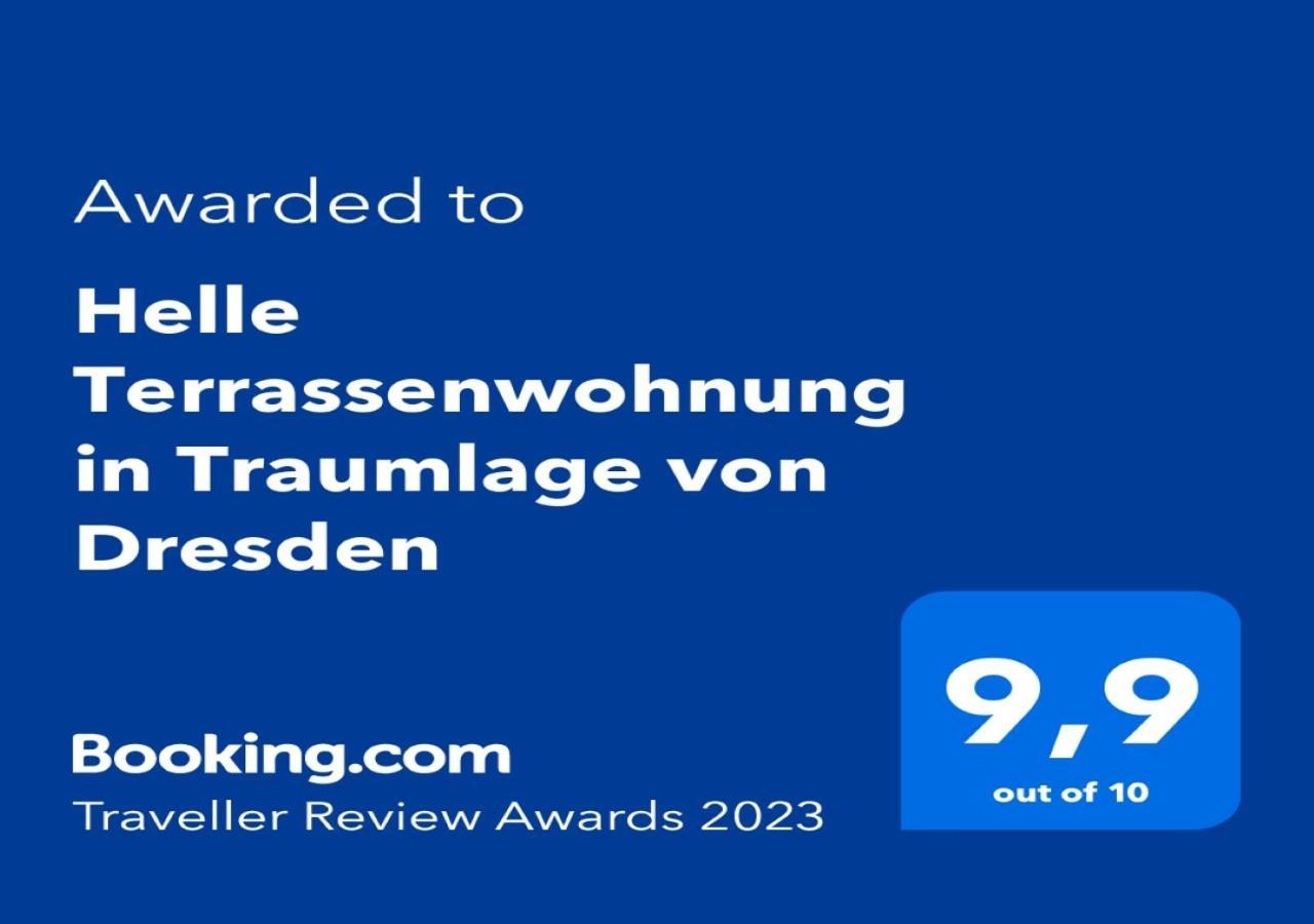 Helle Terrassenwohnung In Traumlage Von Дрезден Екстериор снимка